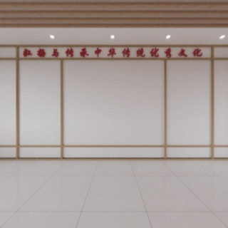 剪纸展示教室