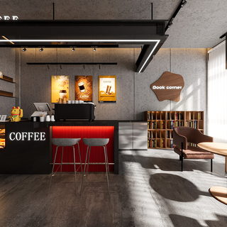咖啡店 | SANSHENG设计