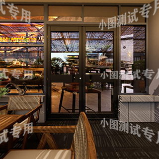 山野风餐饮店外摆