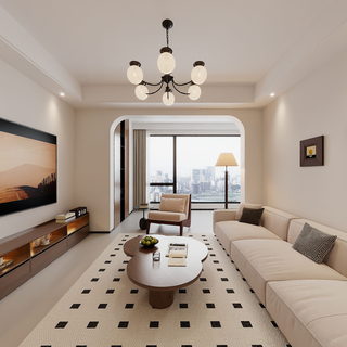 中宅装饰中古奶油全景