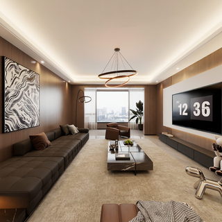 中宅装饰七里滨江174意式极简平姐雅居