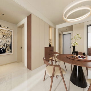 【河畔家园100㎡  中古风】设计师张公羽