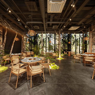 大工装餐饮全景图
