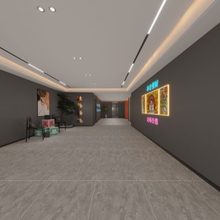 棋牌室全景效果