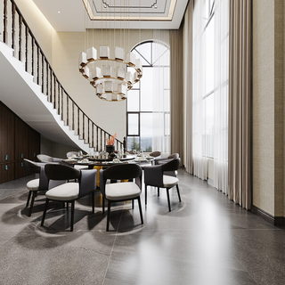 新中式挑空别墅