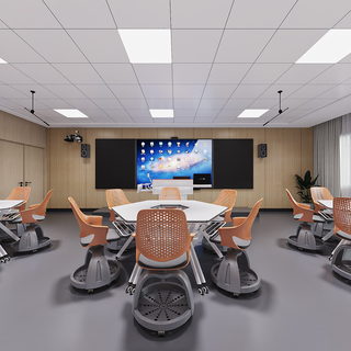 掘港高级中学校园电台效果图