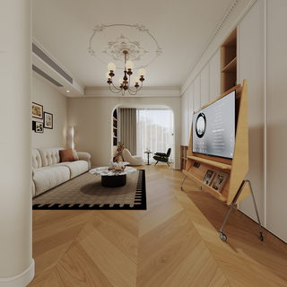 嘉禹装饰-铂金府邸-法式奶油风-Alice设计