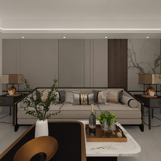 安置区客厅效果图