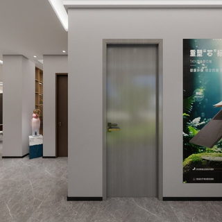木门定制展厅效果图