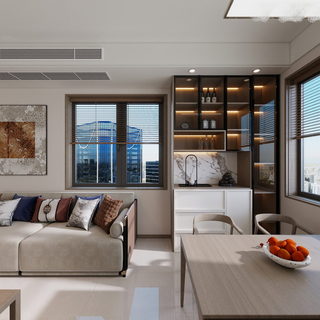 街边店二楼  两居室改造