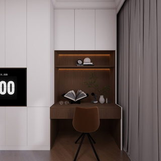 意式极简卧室加音乐房