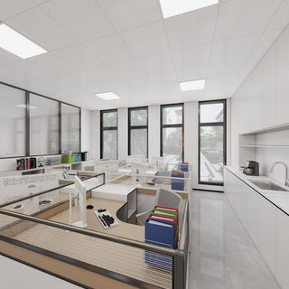 辉筑装饰—优悦智造办公室效果图