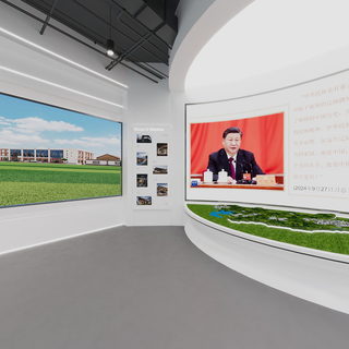 准格尔旗同仁学校展厅草原