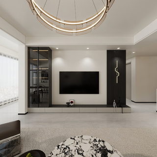 金旭佳苑170㎡    现代黑白灰