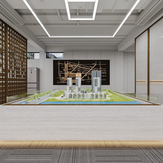 春风悦鸣售楼处展厅