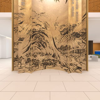 山东济南分公司1F及8F大厅效果图