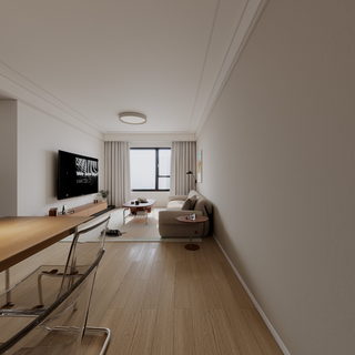 现代设计方案79平方米设计图纸